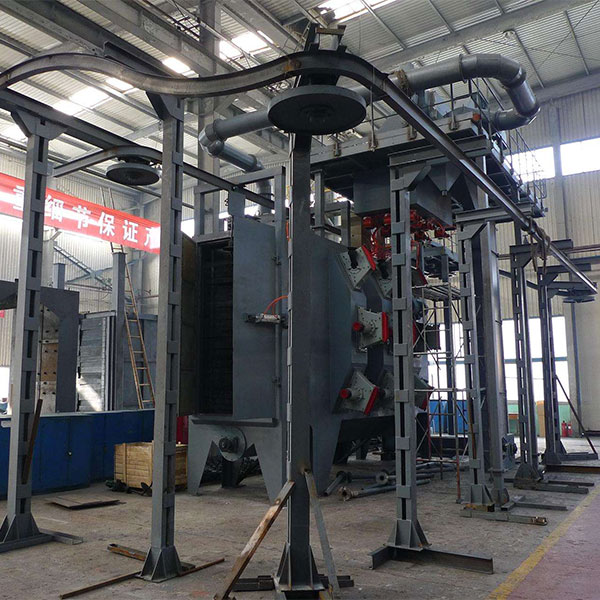 懸掛式多功能拋丸機組裝車間